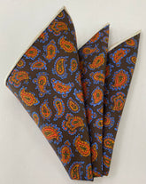 Macclesfield Madder Printed Silk Pocket Square MMPP-113